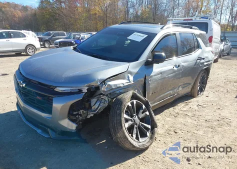 2025 Chevrolet Equinox Awd Rs из США, поврежденный, VIN 3GNAXTEG0SL223689